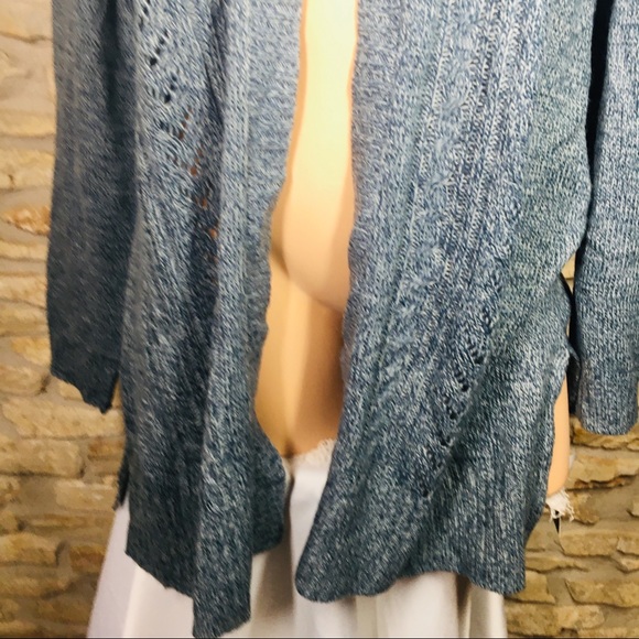 Karen Scott Plus Size Pointelle Duster Cardigan - Picture 4 of 7